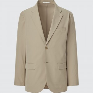 UNIQLO Airsense Ultra Light Jacket Beige | 46HBZXGKL