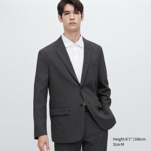 UNIQLO Airsense Ultra Light Wool Like Jacket Mørke | 24CAXWZBY