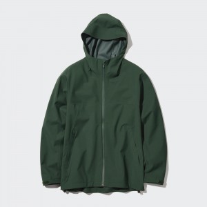 UNIQLO Blocktech 3d Cut Parka Olivengrønne | 47URMYIQG