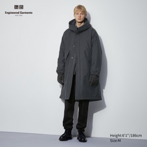 UNIQLO Heattech Warm Padded Coat Mørke | 90BMCZSTE