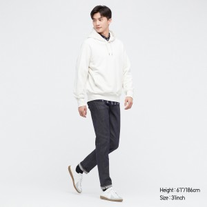 UNIQLO Selvedge Stretch Slim Fit Jeans Marineblå | 41YWPORQV