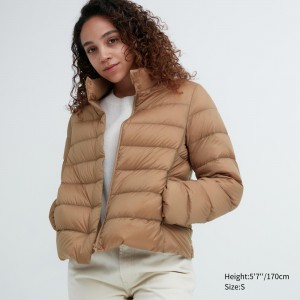 UNIQLO Ultra Light Down Jacket Beige | 20YXTWJBU