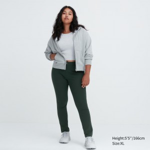 UNIQLO Ultra Stretch Leggings Mørke Grønn | 46ADBIKUY