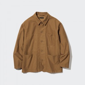 UNIQLO Utility Jacket Brune | 23ARPXBGV