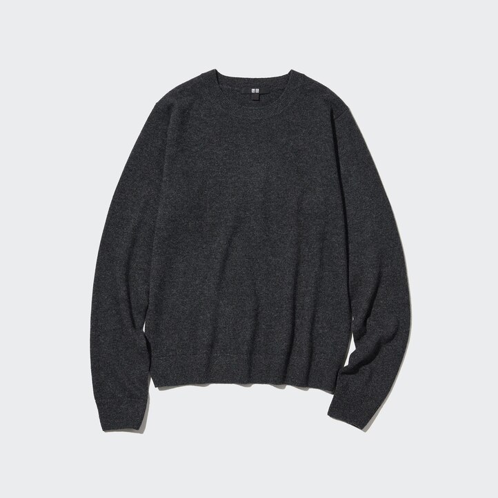 UNIQLO 100pct Cashmere Crew Neck Jumper Grønn | 92DMTJKQU