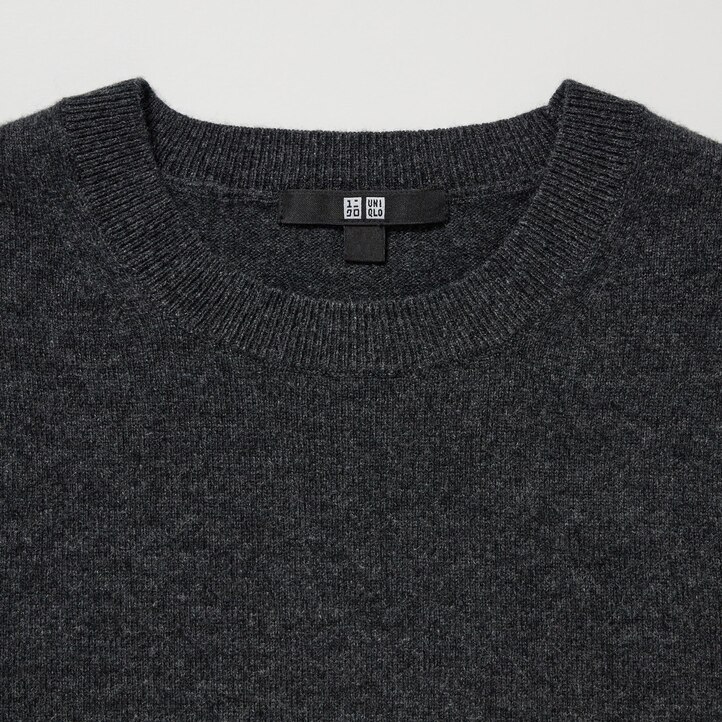 UNIQLO 100pct Cashmere Crew Neck Jumper Grønn | 92DMTJKQU