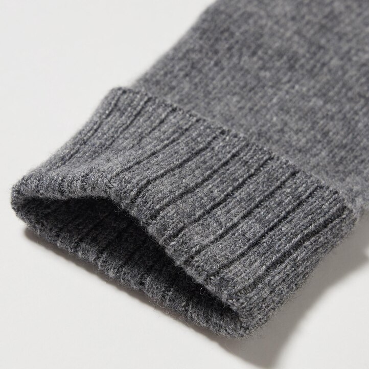 UNIQLO 100pct Cashmere Knitted Gloves Svarte | 61ZRGNMET