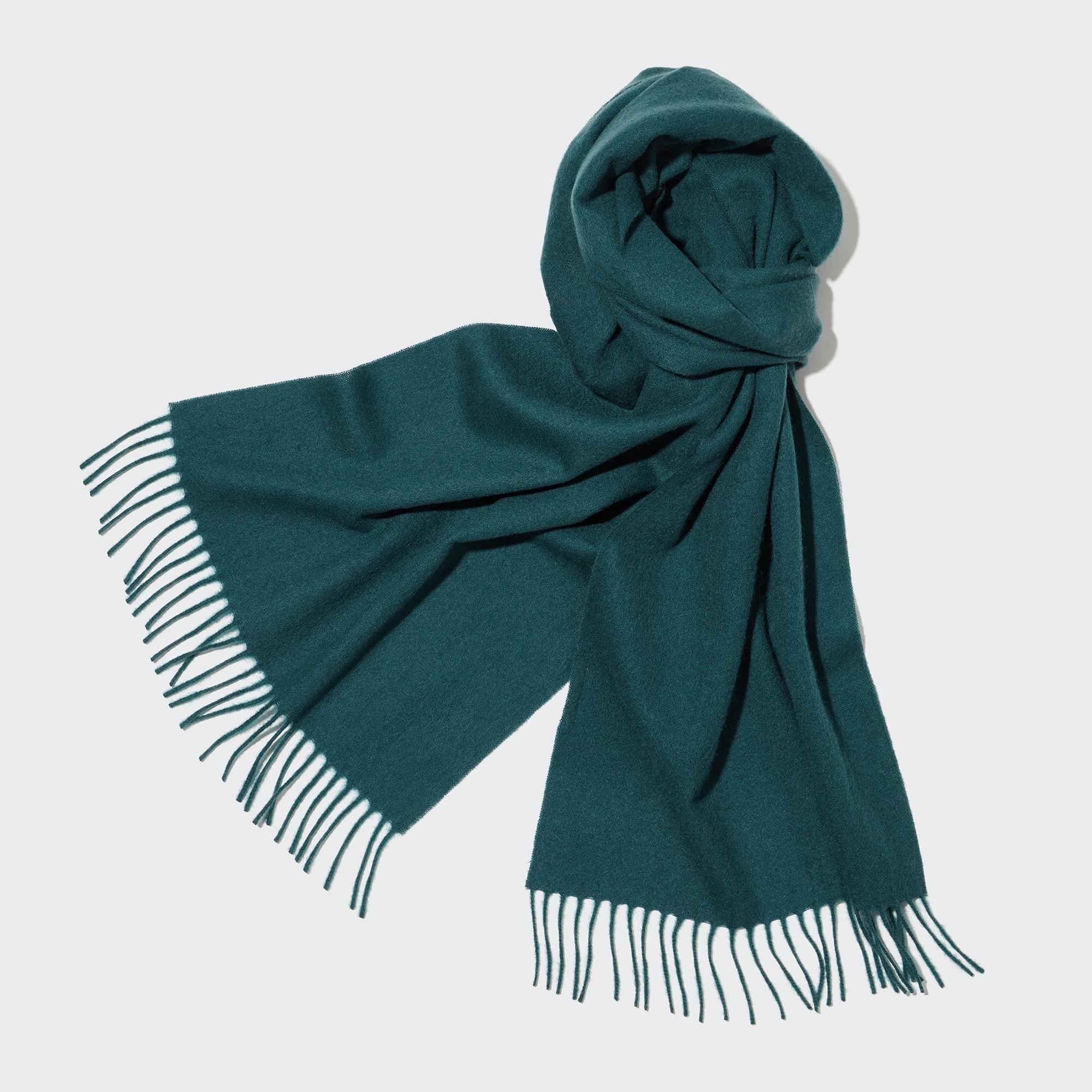 UNIQLO 100pct Cashmere Scarf Mørke Grønn | 14NCWLXJE