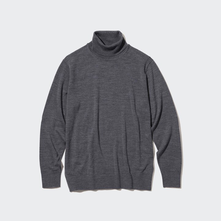 UNIQLO 100pct Extra Fine Merino Turtleneck Jumper Hvite | 07WNEVLIG