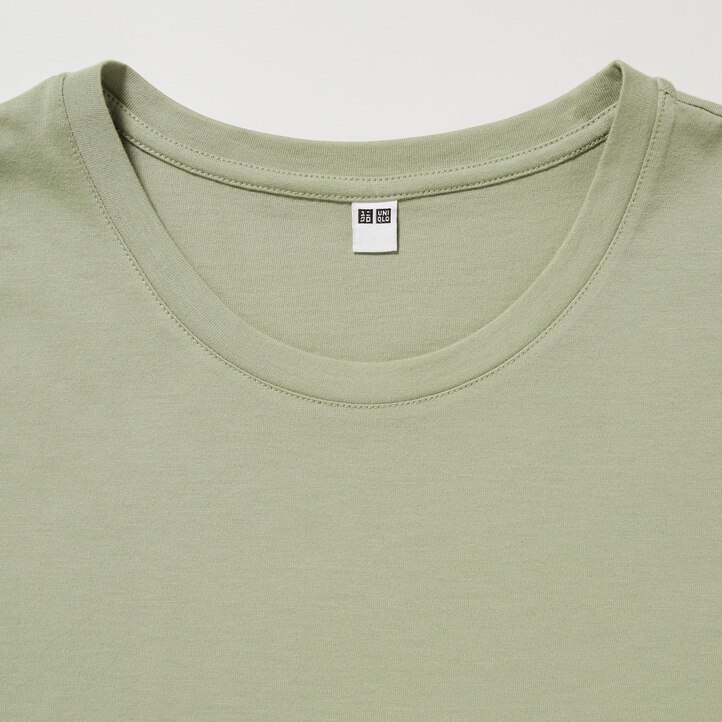 UNIQLO 100pct Supima Cotton Crew Neck Short Sleeved T-Shirt Rød | 87UGWPEMN