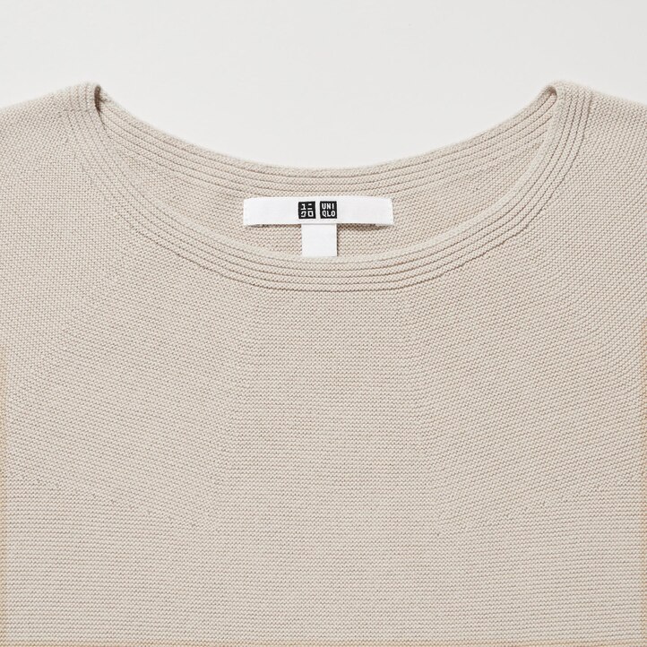 UNIQLO 3d Knit Seamless Cotton Crew Neck Jumper Svarte | 14KLPWIUJ