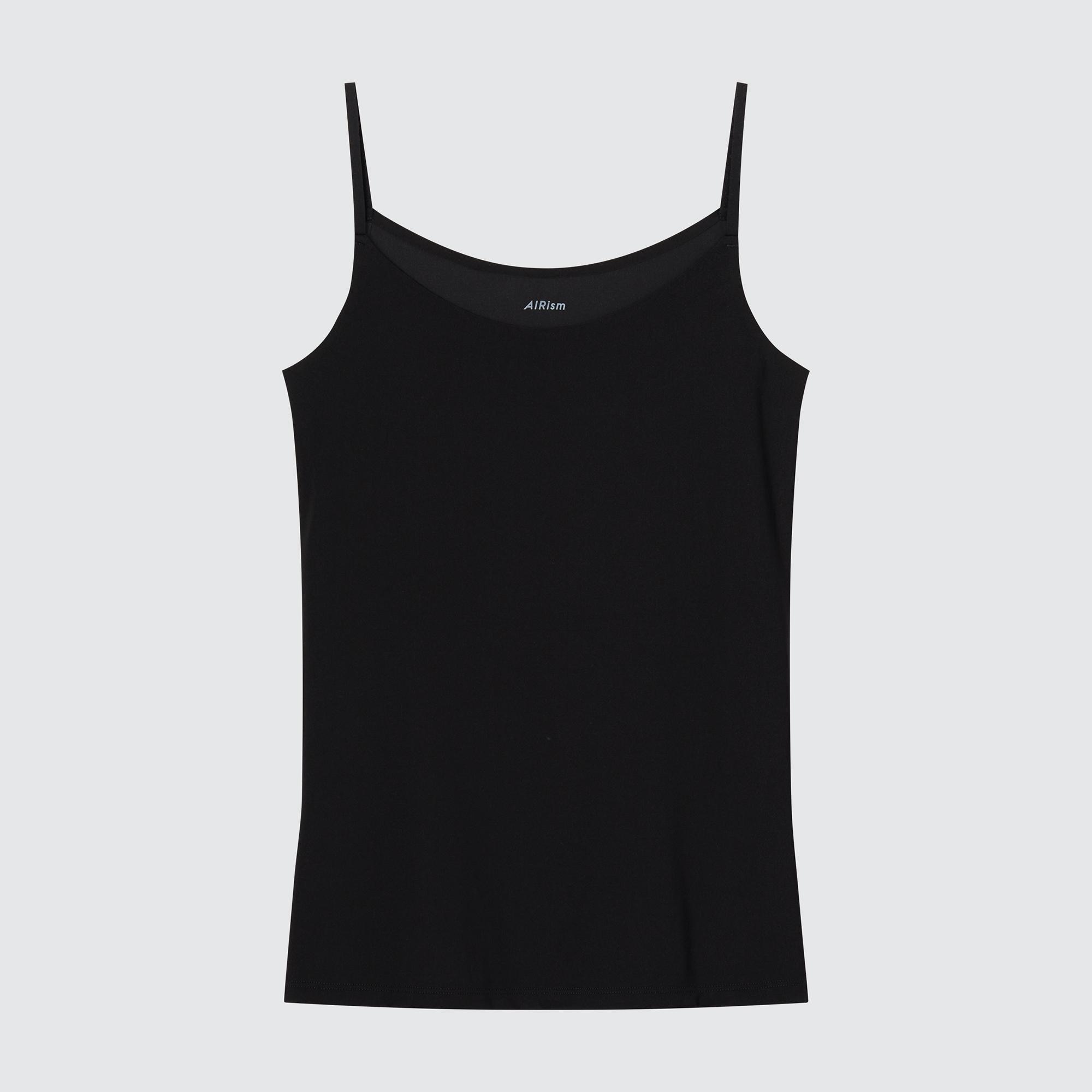 UNIQLO Airism Camisole Top Svarte | 28WNGRZEC