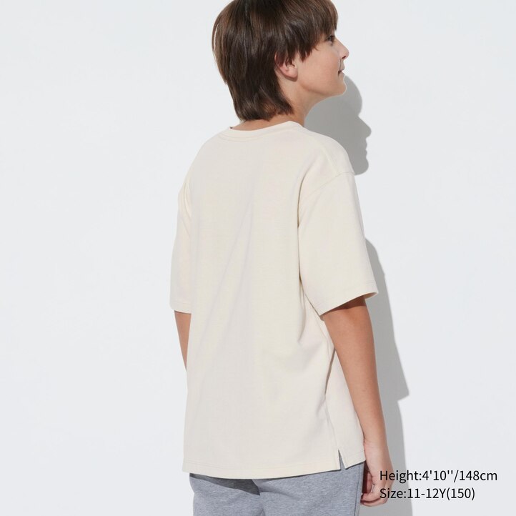 UNIQLO Airism Cotton Crew Neck Short Sleeved T-Shirt Hvite | 19BRSFLTD