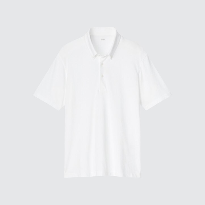 UNIQLO Airism Piqué Polo Shirt 2021 Season Marineblå | 82TEAZVOH