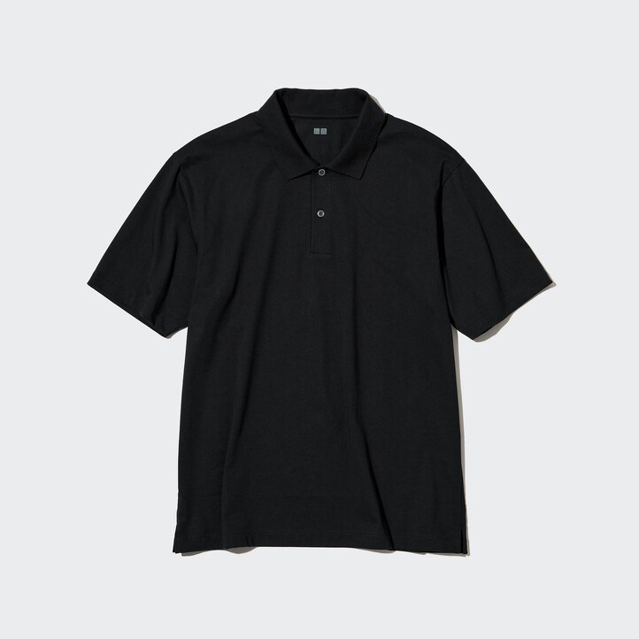 UNIQLO Airism Polo Shirt Blå | 98BFSUPMQ