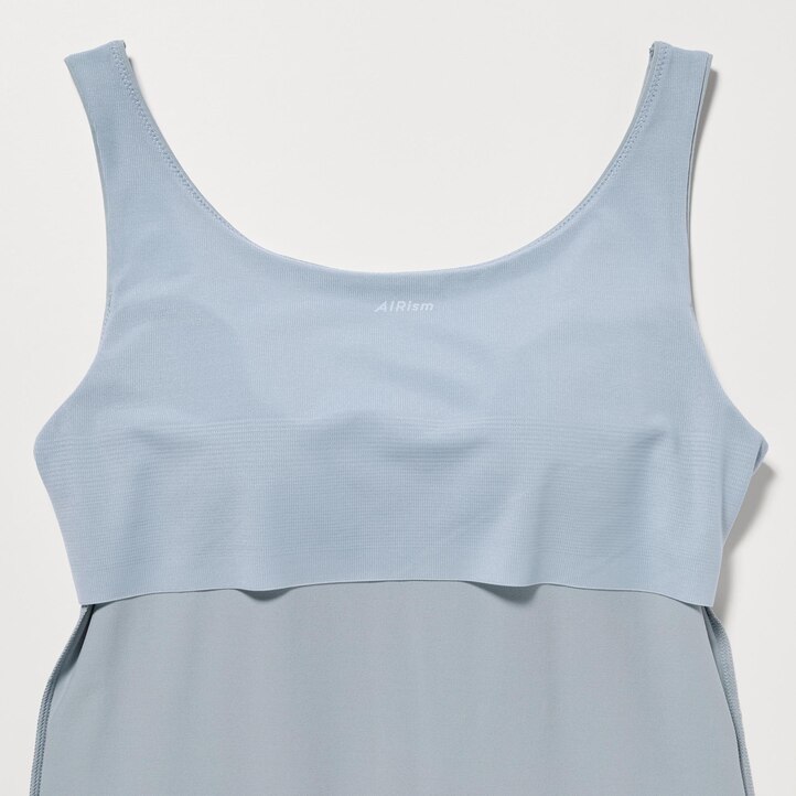 UNIQLO Airism Sleeveless Bra Top Svarte | 86XDBSFAP