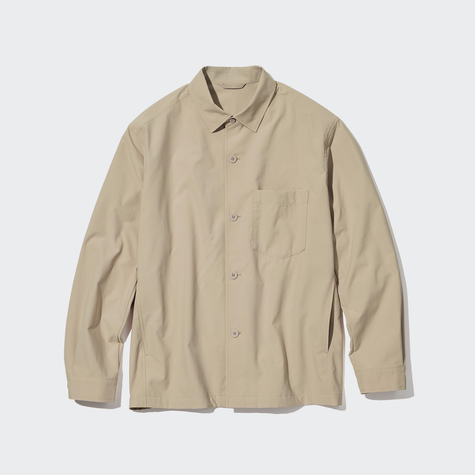 UNIQLO Airsense Ultra LighT-Shirt Jacket Beige | 78BQFSWXE