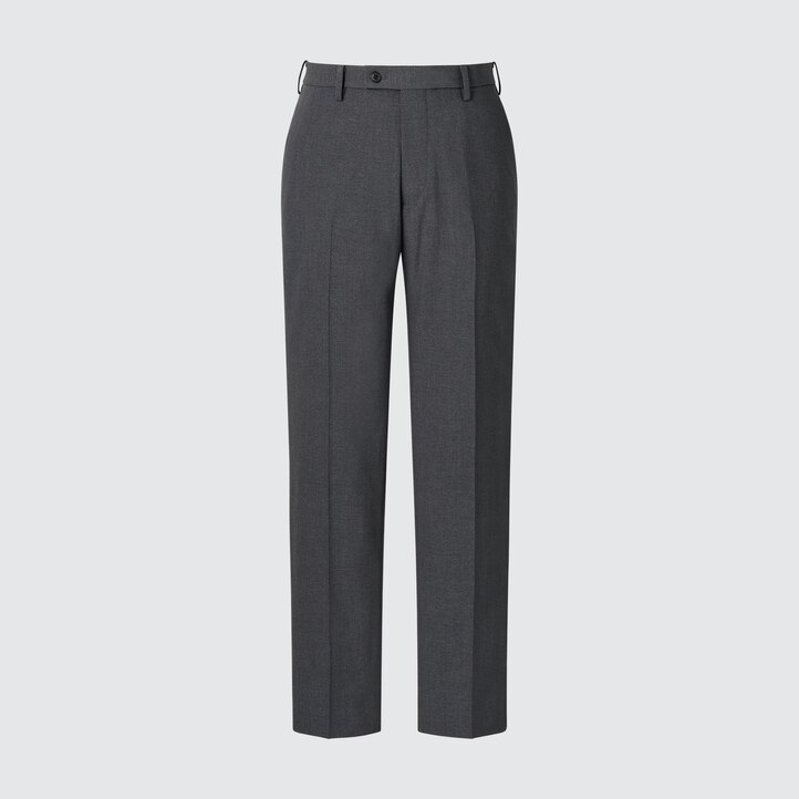 UNIQLO Airsense Ultra Light Wool Look Trousers Marineblå | 96DTIRSJG