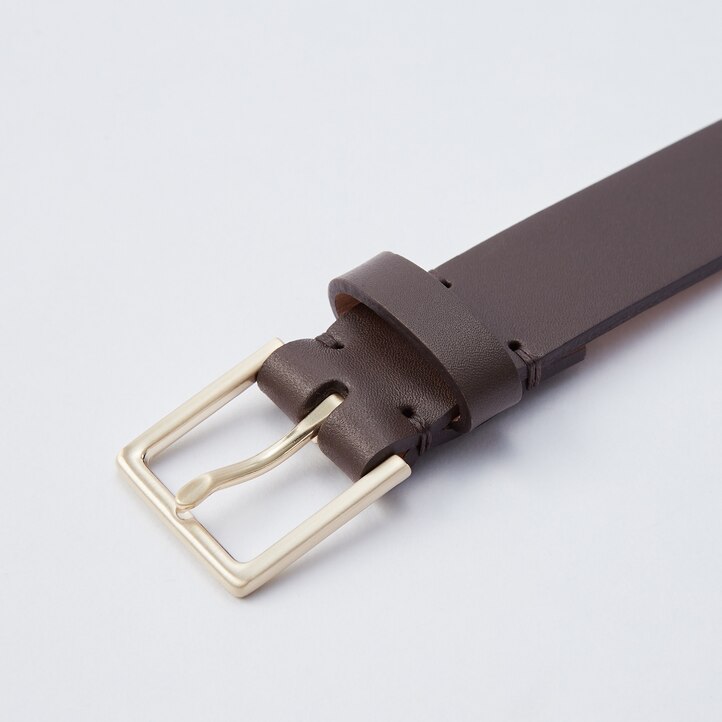 UNIQLO Belt 2021 Season Mørke Brune | 15IQYCPNS