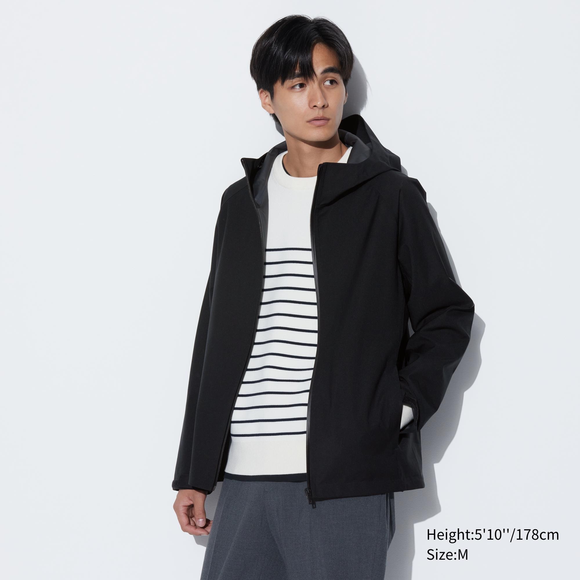 UNIQLO Blocktech 3d Cut Parka Svarte | 60KTMSQCJ