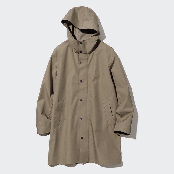 UNIQLO Blocktech Coat Svarte | 14CLGYFAW