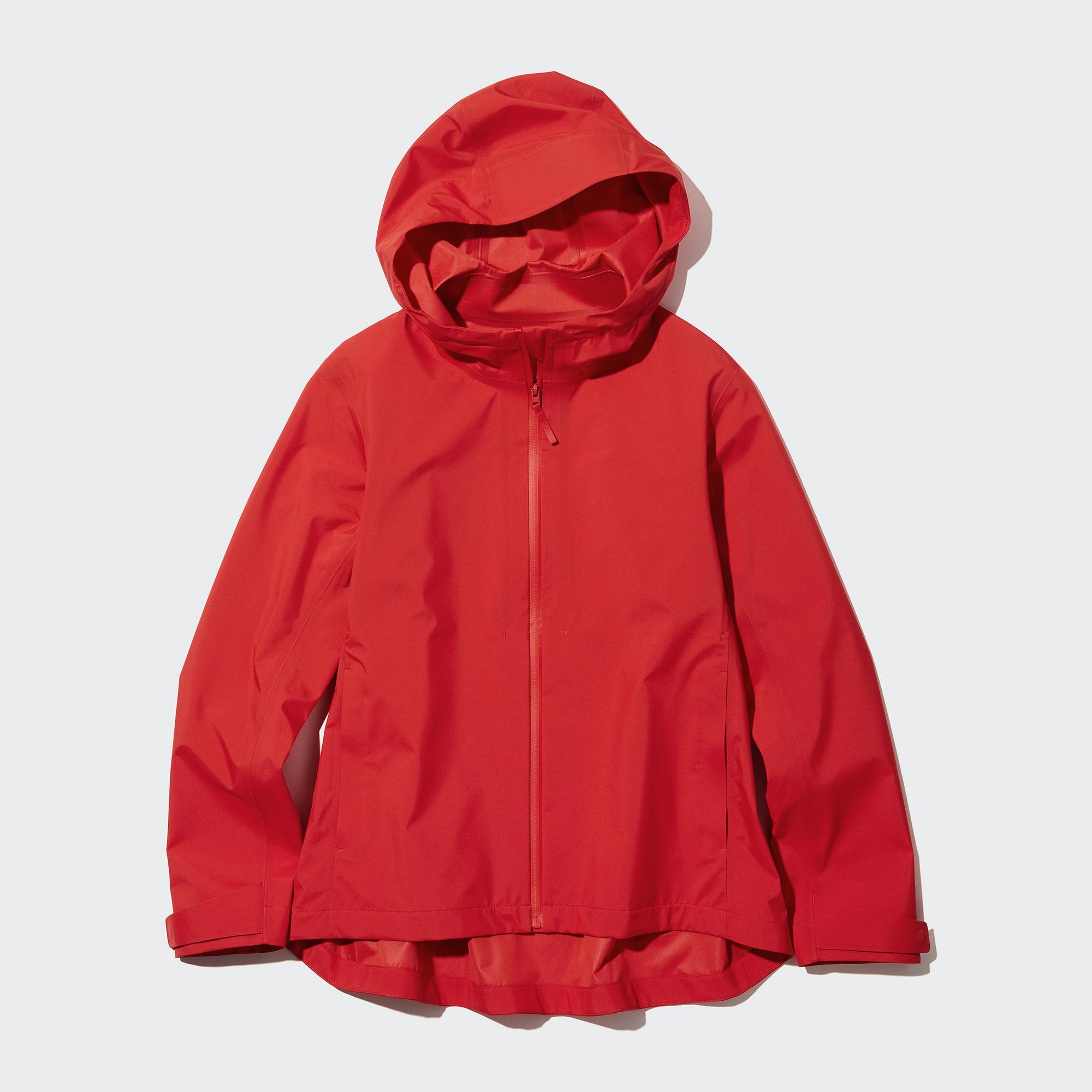 UNIQLO Blocktech Parka Rød | 63ZXEKMPJ