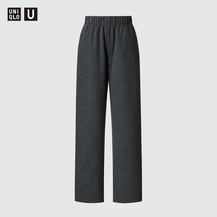 UNIQLO Brushed Jersey Trousers Mørke Brune | 51BWCNXFK