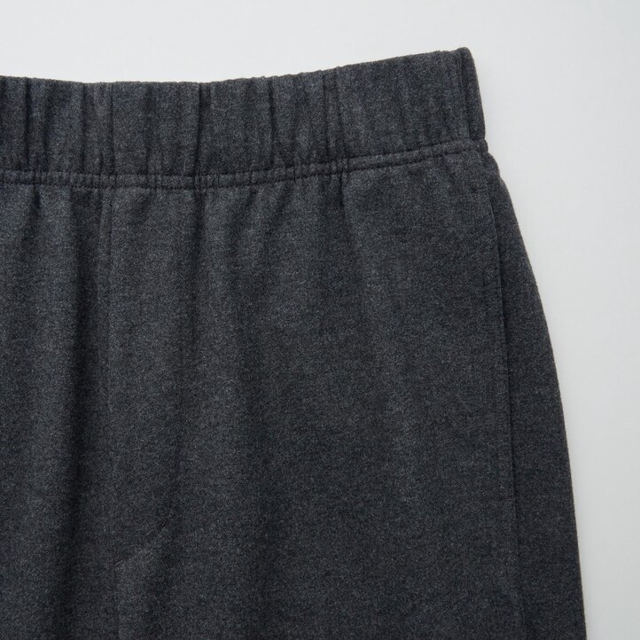 UNIQLO Brushed Jersey Trousers Mørke Brune | 51BWCNXFK