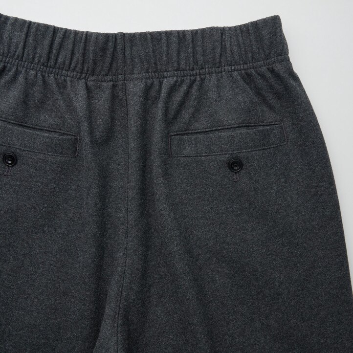 UNIQLO Brushed Jersey Trousers Mørke Brune | 51BWCNXFK