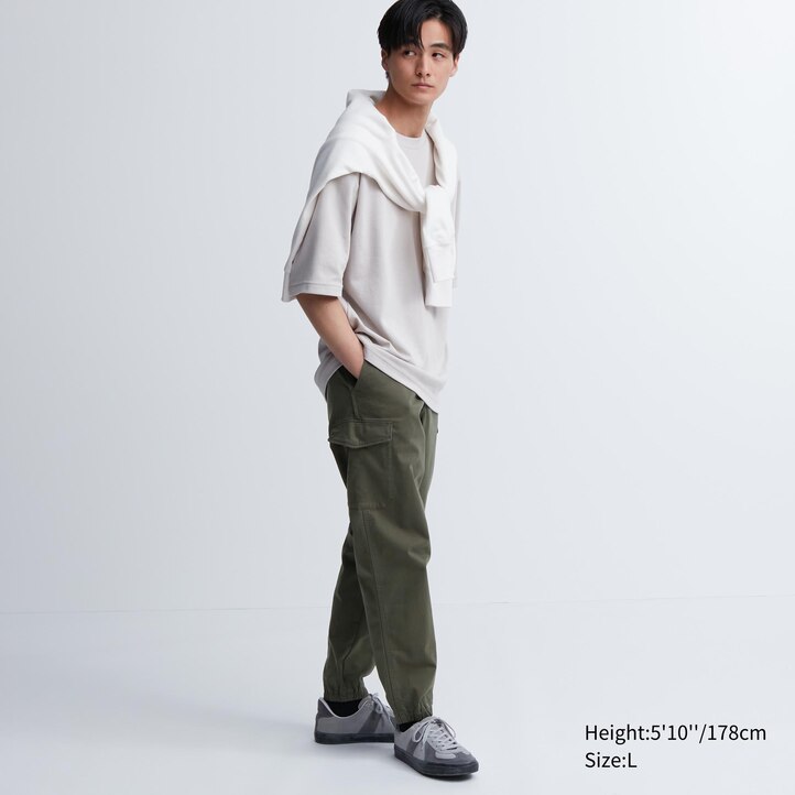 UNIQLO Cargo Joggers Olivengrønne | 90IAVBLEG