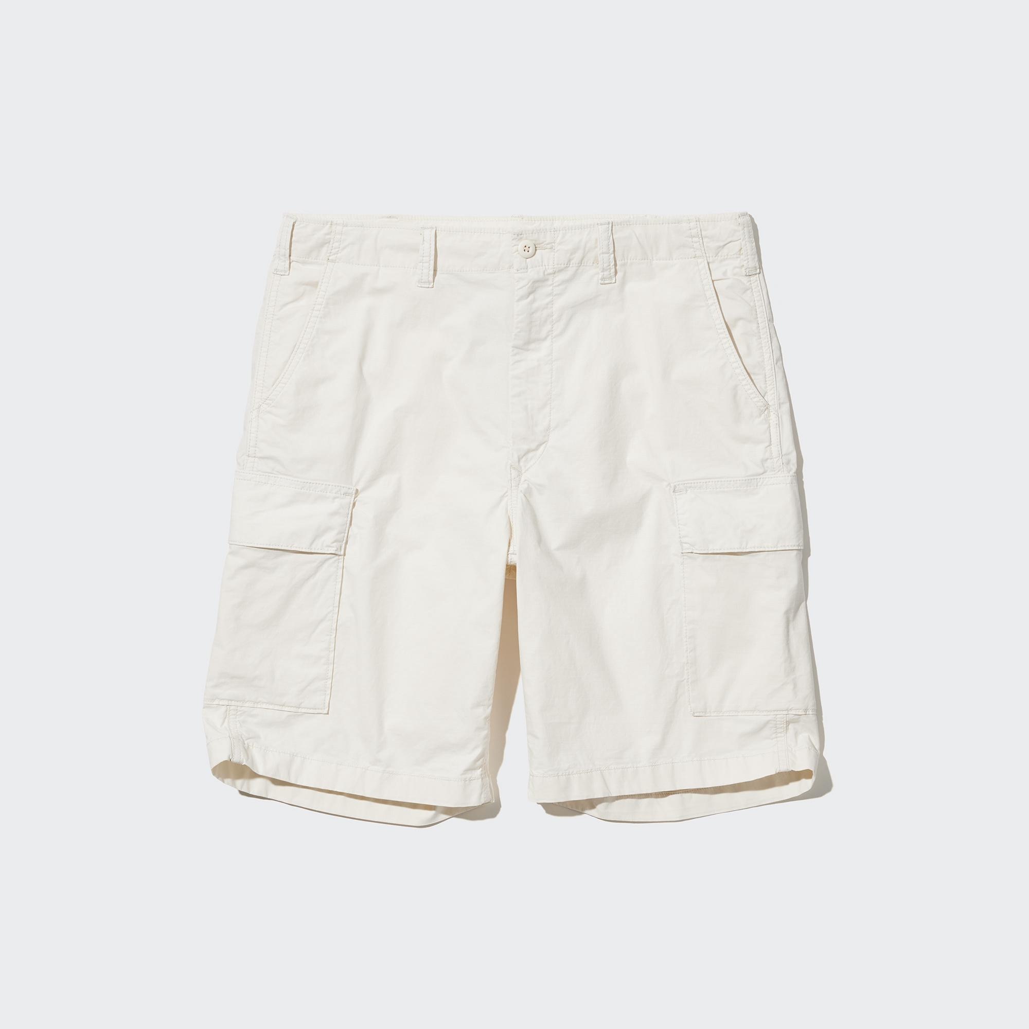 UNIQLO Cargo Shorts Hvite | 10XADTNOK