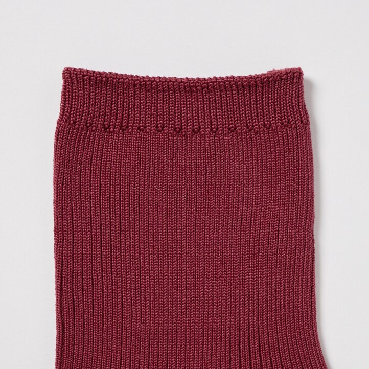 UNIQLO Crew Ribbed Socks Three Pairs Hvite | 17RHFVWMY