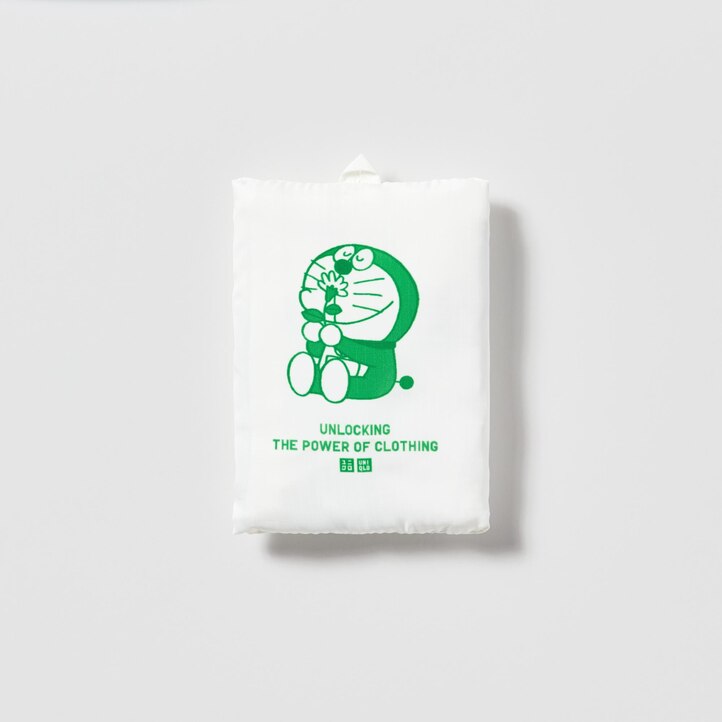 UNIQLO Doraemon Ut Recycled Pocketable Bag Hvite | 14DPNTGBY