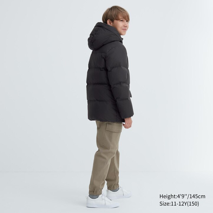 UNIQLO Down Parka Water Repellent Svarte | 48MGXDAOR