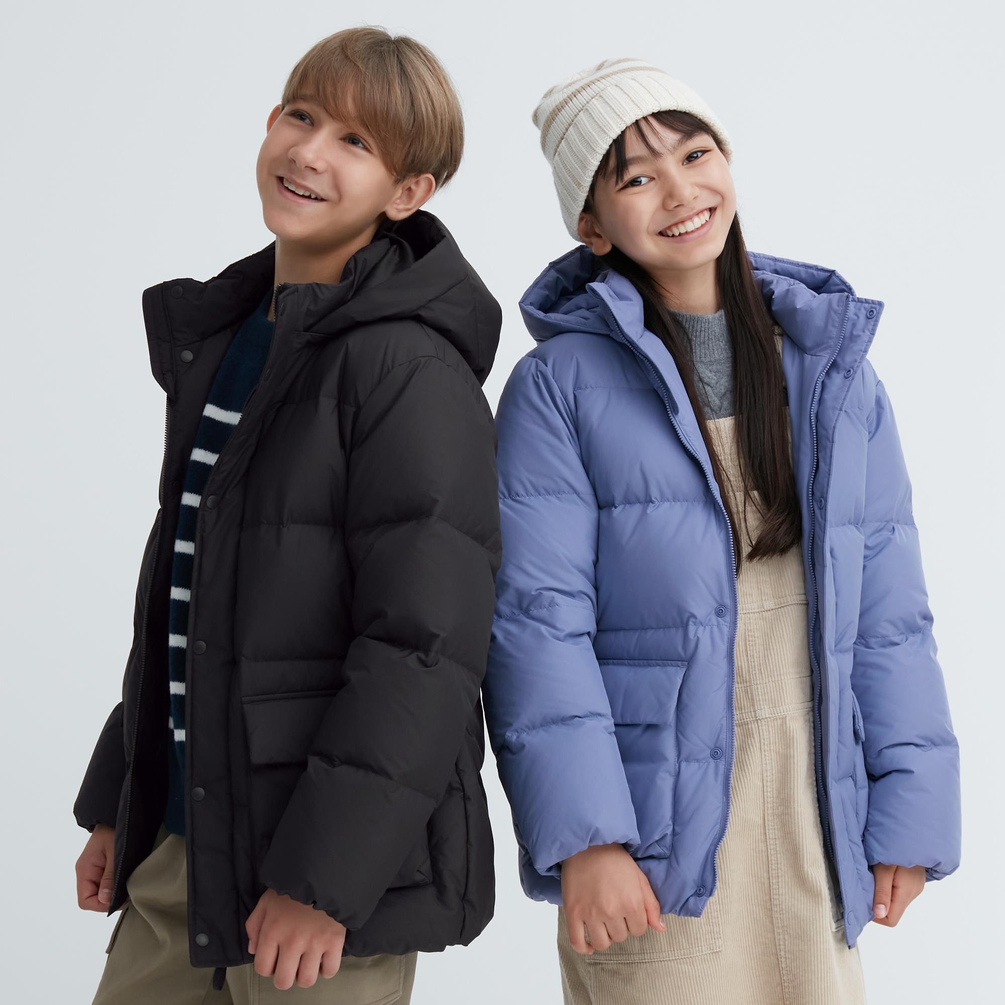 UNIQLO Down Parka Water Repellent Svarte | 48MGXDAOR