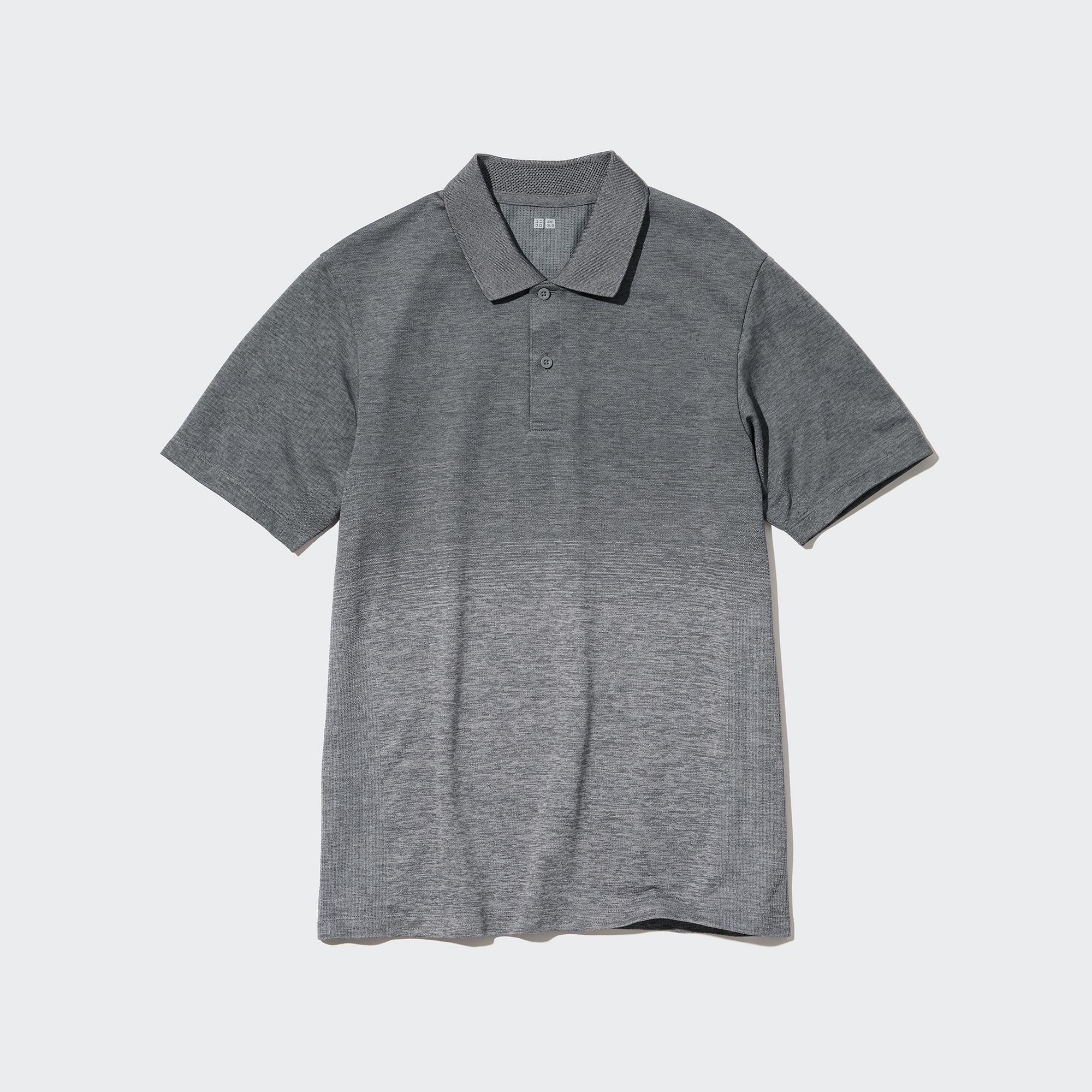 UNIQLO Dry Ex Polo Shirt Gray | 35BTJFNDW