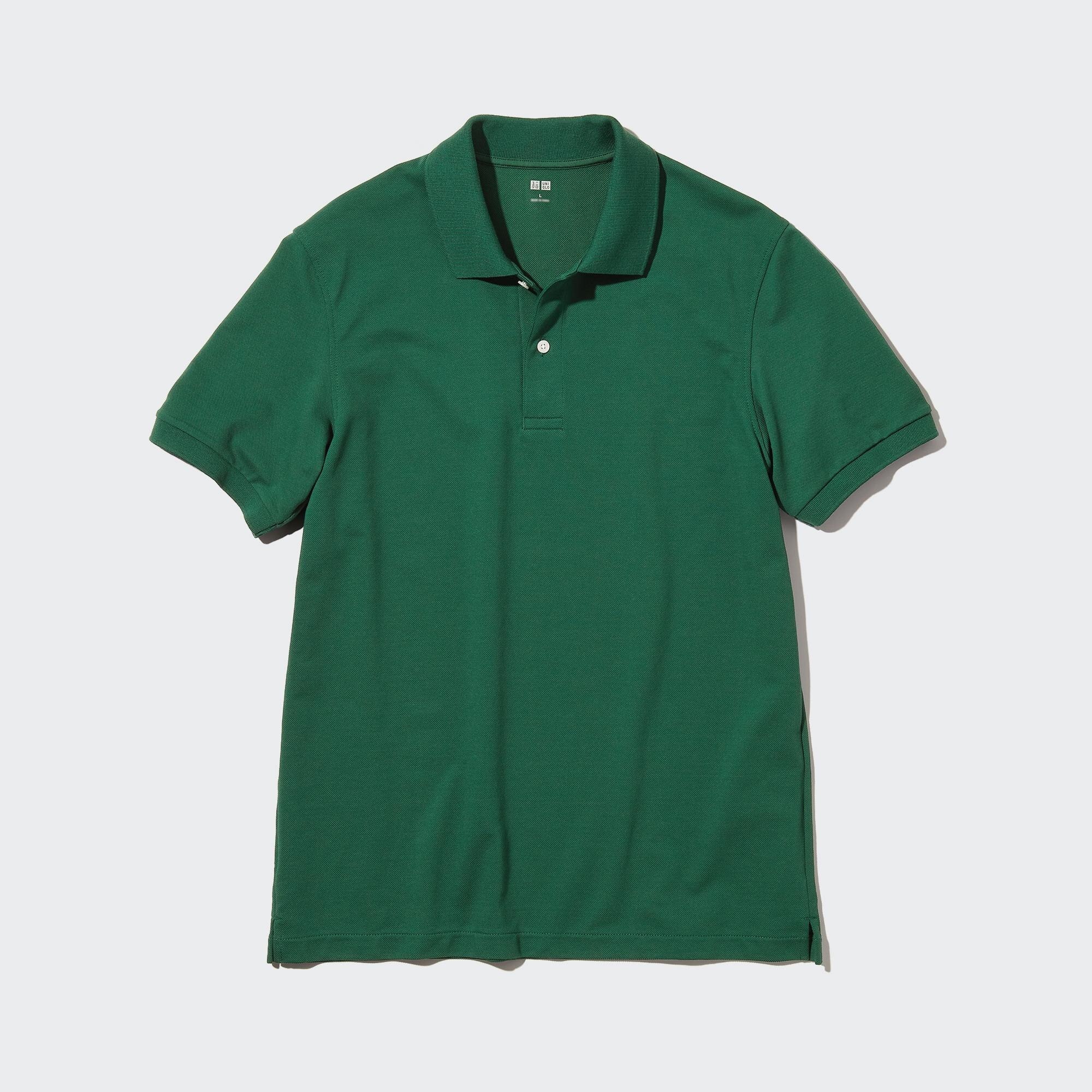 UNIQLO Dry Piqué Polo Shirt Grønn | 38IJEMWCS