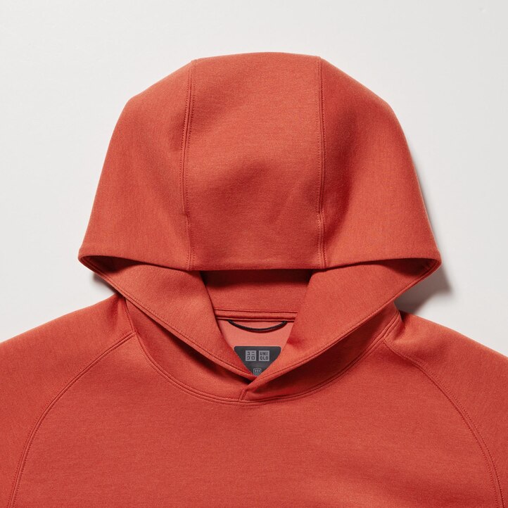 UNIQLO Dry Stretch Hoodie Blå | 67DFQIJKE