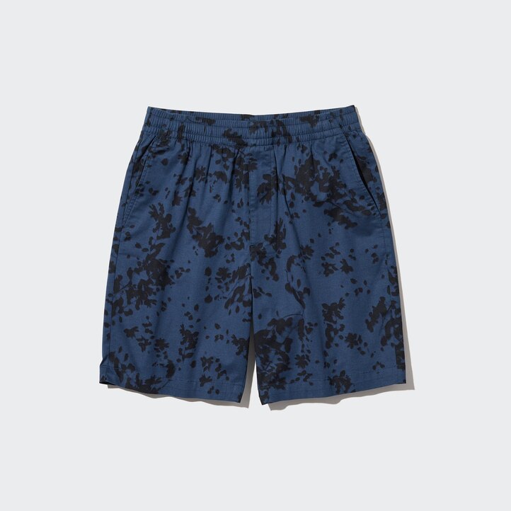 UNIQLO Dry Stretch Leaf Print Easy Shorts Grønn | 84OPTWIGF