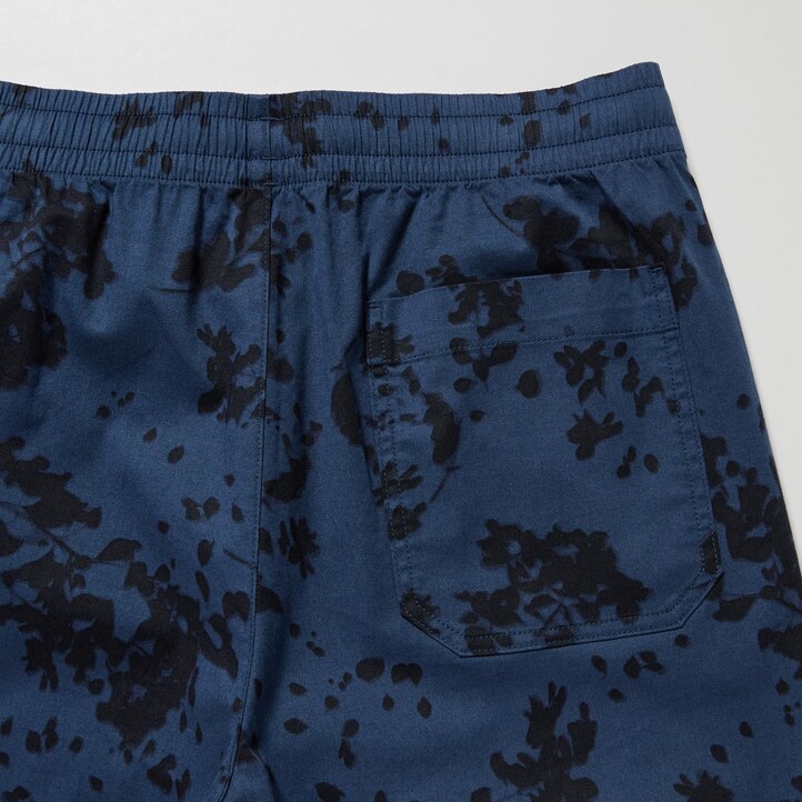 UNIQLO Dry Stretch Leaf Print Easy Shorts Grønn | 84OPTWIGF