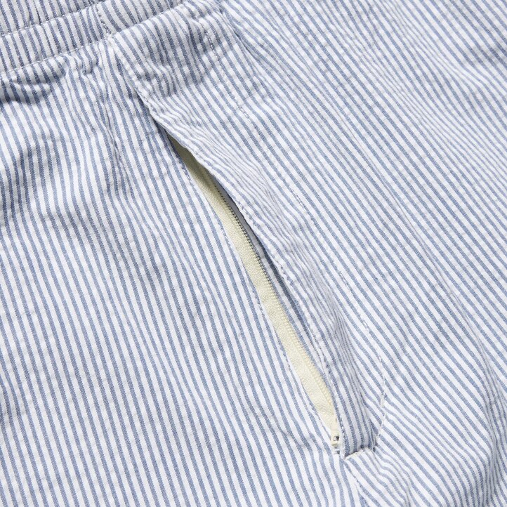 UNIQLO Dry Stretch Seersucker Easy Shorts Blå | 07RCVYSLH