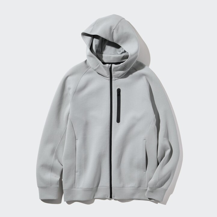 UNIQLO Dry Stretch Zipped Hoodie Lyse | 14CTVMWNO