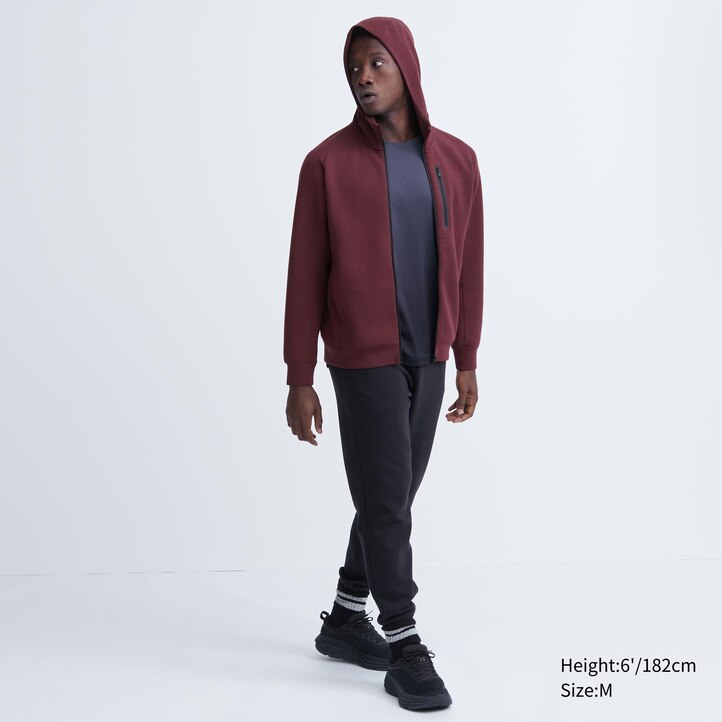 UNIQLO Dry Sweat Stretch Zipped Hoodie Lyse | 60ZABRPVE