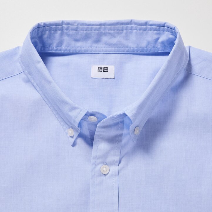 UNIQLO Extra Fine Cotton Broadcloth Long Sleeve Shirt Hvite | 60HQJNBGE