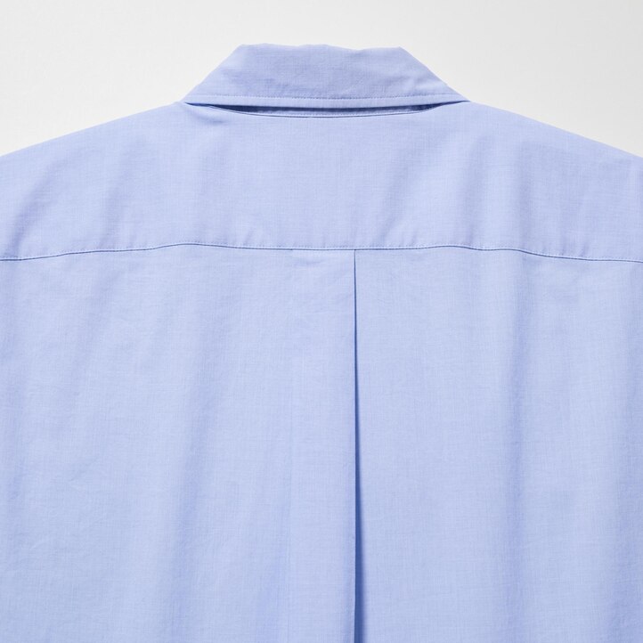 UNIQLO Extra Fine Cotton Broadcloth Long Sleeve Shirt Hvite | 60HQJNBGE