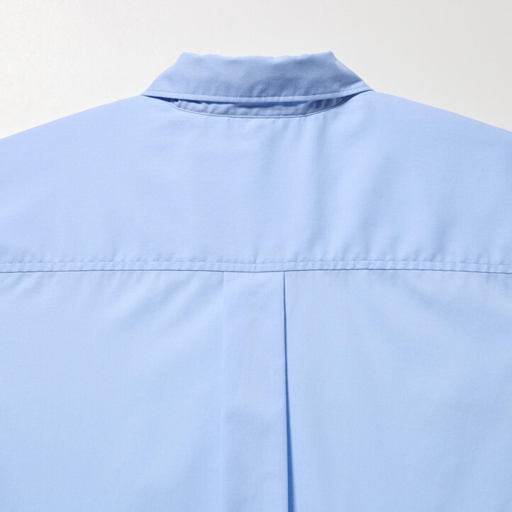 UNIQLO Extra Fine Cotton Shirt Blå | 95KUMWQRS