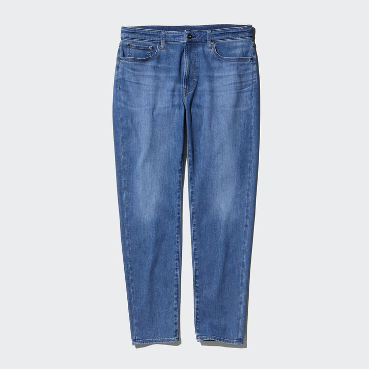 UNIQLO Ezy Ultra Stretch Jeans Svarte | 01CVINZJM