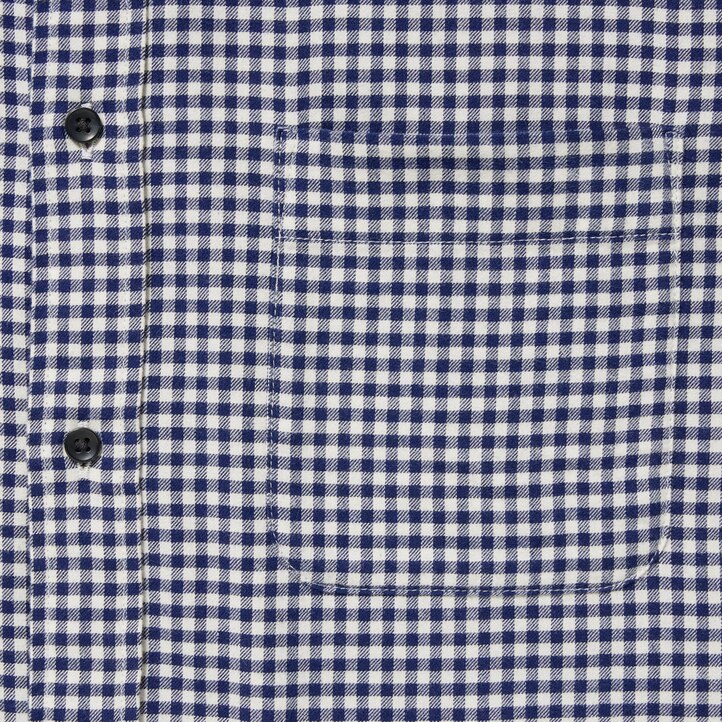 UNIQLO Flannel Regular Fit Checked Shirt Button Down Collar Rød | 65KVXEJYO