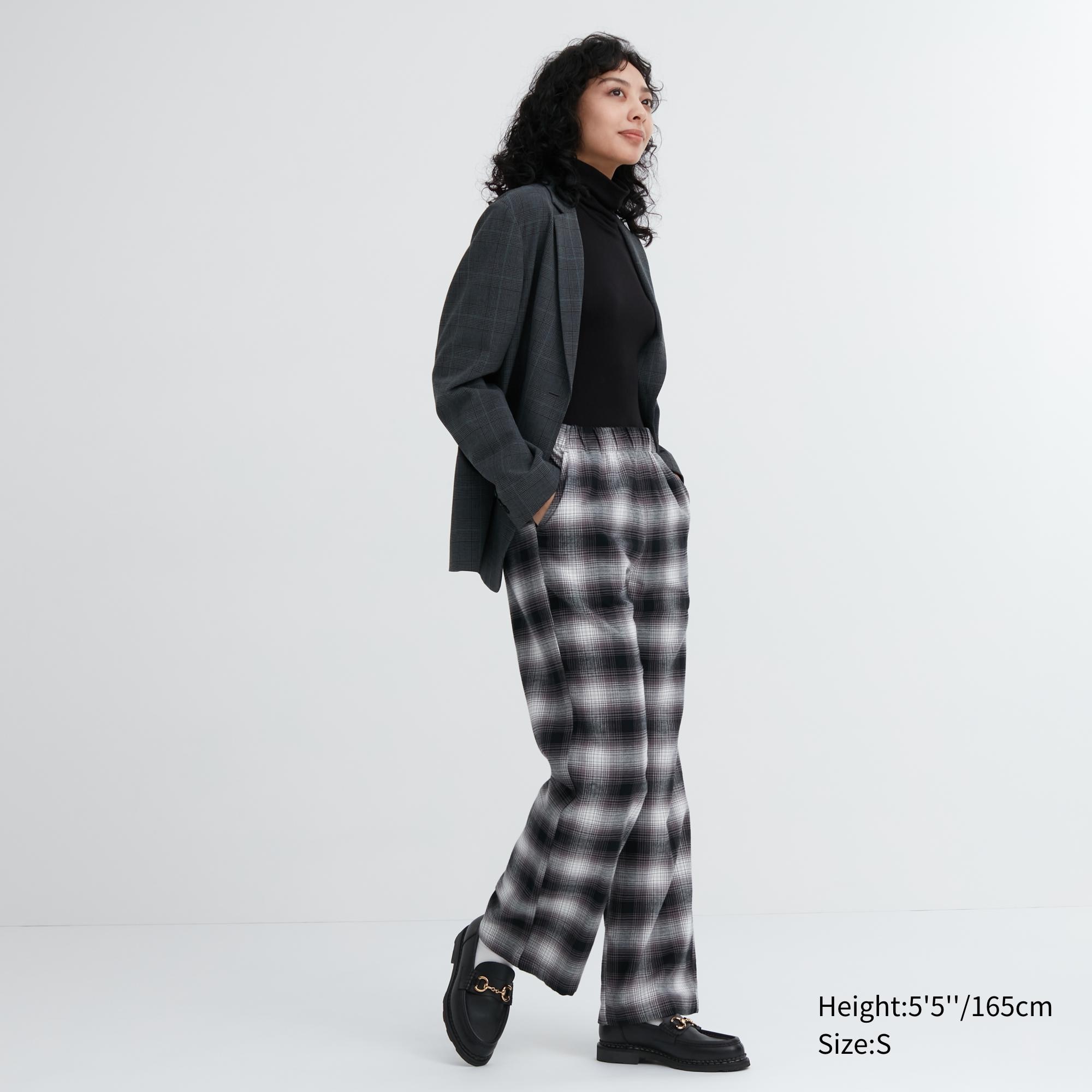 UNIQLO Flannel Trousers Gray | 91GRFOPXS