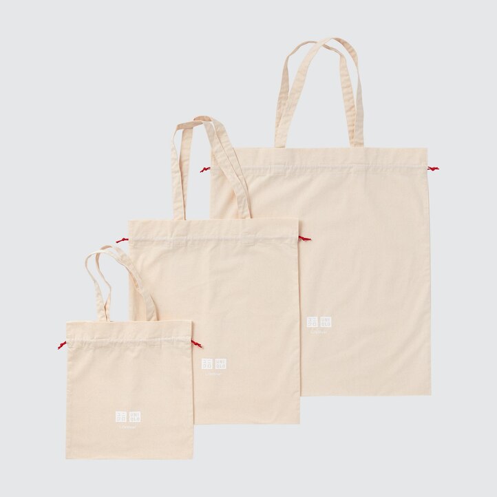 UNIQLO Gift Bag Reusable Tote Hvite | 03COYWAJP